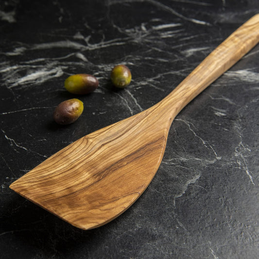 Handcrafted Olive Wood Spatula - Eco-Friendly Cooking Utensil