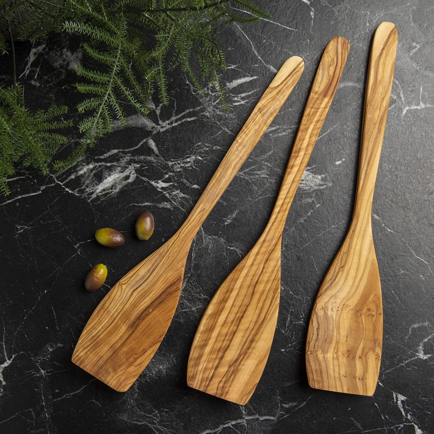 Handcrafted Olive Wood Spatula - Eco-Friendly Cooking Utensil